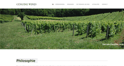 Desktop Screenshot of genuinewines.com